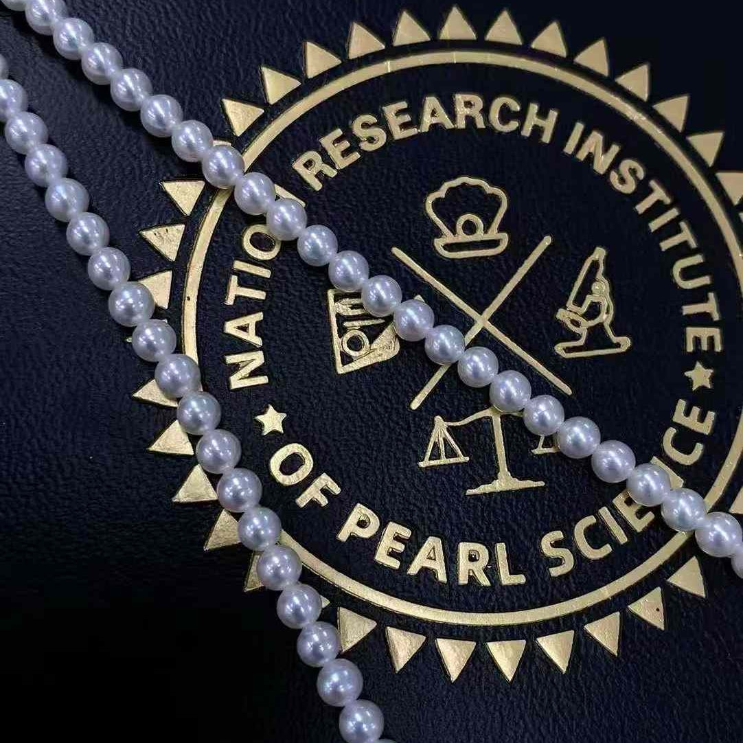 极光淡水珍珠串珠项链