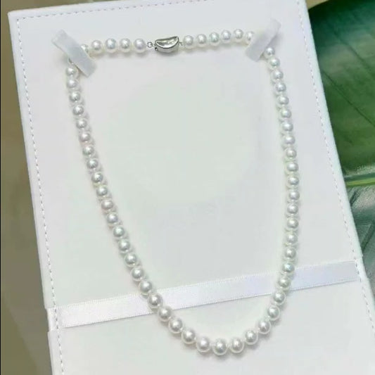 天然无核淡水珍珠项链