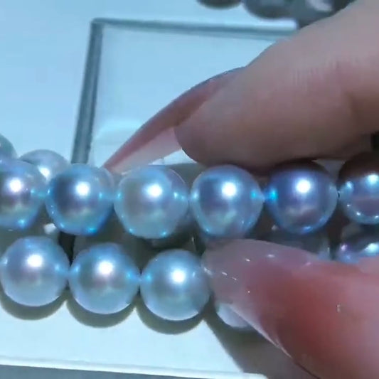 Japanese Akoya Mahogany Pearl Necklace