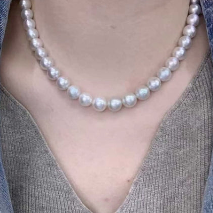 Natural Australian White Pearl Necklace
