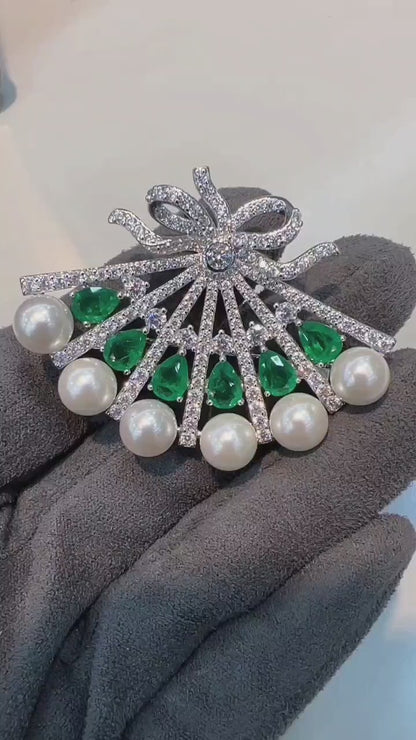 匠心扇形首饰套装